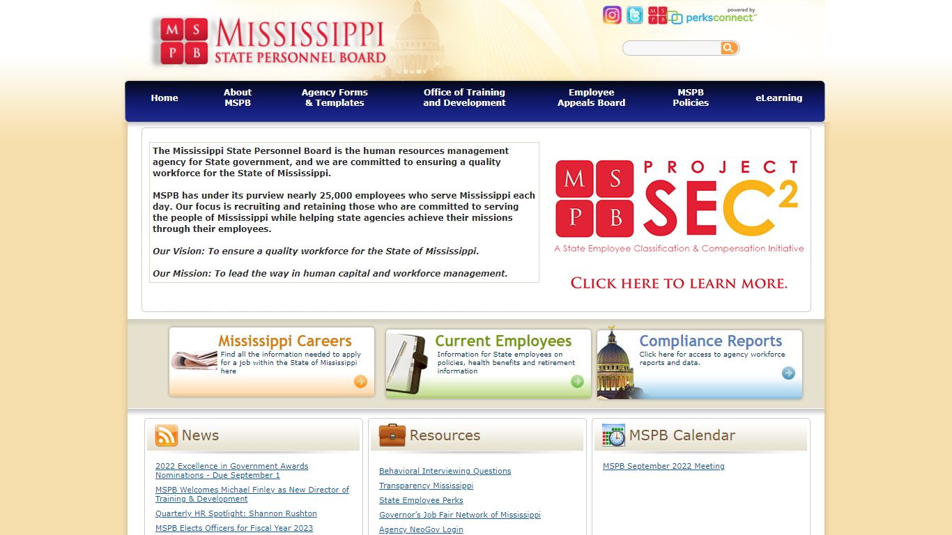 Mississippi State Personnel Board :: MSPB